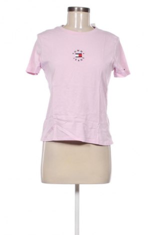 Damski T-shirt Tommy Jeans, Rozmiar M, Kolor Fioletowy, Cena 78,09 zł