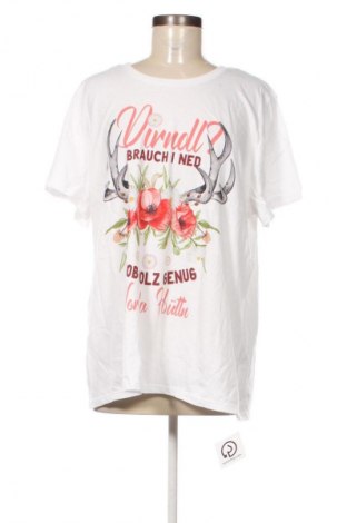 Дамска тениска Unbranded, Размер XXL, Цвят Бял, Цена 17,99 лв.