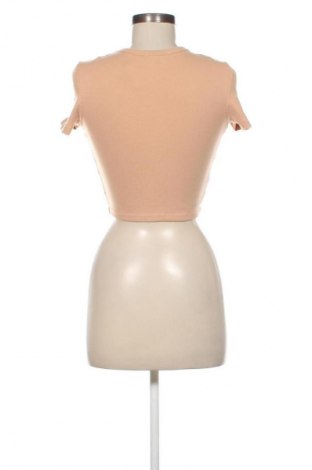 Damski T-shirt Zara, Rozmiar S, Kolor Beżowy, Cena 27,59 zł