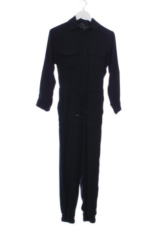 Salopetă lungă de damă Bershka, Mărime XS, Culoare Albastru, Preț 142,00 Lei