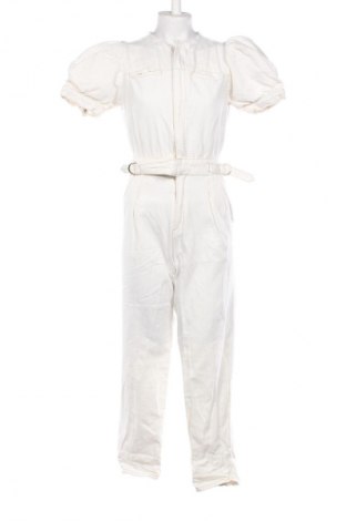 Langer Damen-Overall Bershka, Größe S, Farbe Weiß, Preis 24,49 €