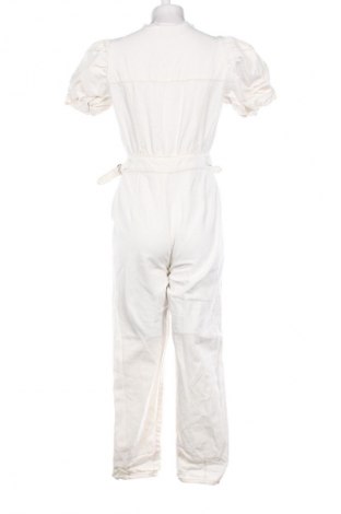 Langer Damen-Overall Bershka, Größe S, Farbe Weiß, Preis 24,49 €