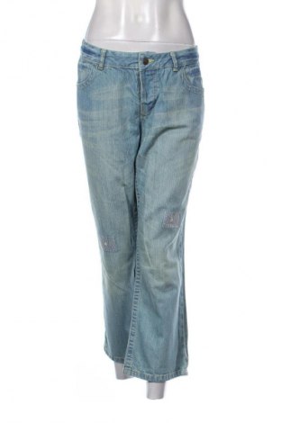 Damskie jeansy 4/5/6 Fashion Concept, Rozmiar XL, Kolor Niebieski, Cena 66,67 zł
