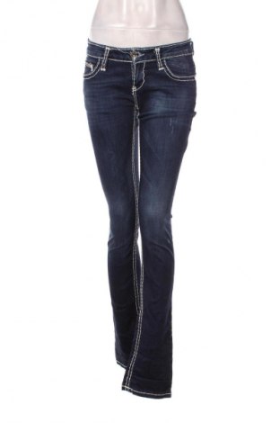 Blugi de femei Cipo & Baxx, Mărime M, Culoare Albastru, Preț 139,99 Lei