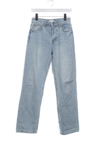 Damskie jeansy H&M, Rozmiar XS, Kolor Niebieski, Cena 80,62 zł