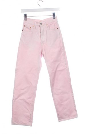 Blugi de femei Levi's, Mărime XS, Culoare Roz, Preț 210,53 Lei