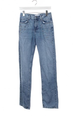 Blugi de femei Reserved, Mărime XS, Culoare Albastru, Preț 77,17 Lei