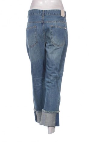 Damskie jeansy Zara, Rozmiar L, Kolor Niebieski, Cena 154,28 zł
