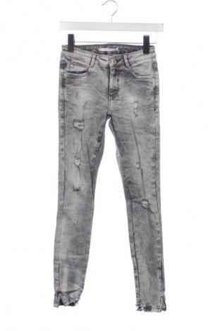 Blugi de femei Zara, Mărime XS, Culoare Gri, Preț 71,05 Lei