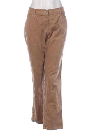 Pantaloni de velvet de femei Brax, Mărime XL, Culoare Bej, Preț 230,99 Lei