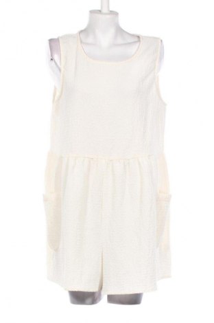 Kurzer Damenoverall ASOS, Größe L, Farbe Ecru, Preis 24,55 €