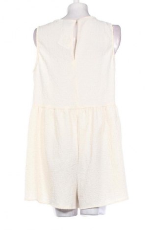 Kurzer Damenoverall ASOS, Größe L, Farbe Ecru, Preis 24,55 €