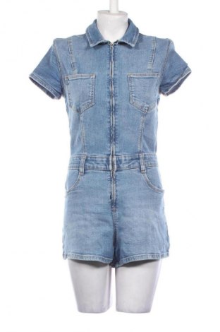 Salopetă scurtă de damă Bershka, Mărime M, Culoare Albastru, Preț 78,99 Lei