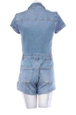Salopetă scurtă de damă Bershka, Mărime M, Culoare Albastru, Preț 78,99 Lei