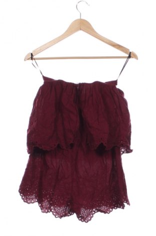 Kurzer Damenoverall H&M, Größe XS, Farbe Rot, Preis 19,95 €