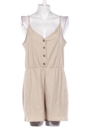 Damski krótki kombinezon H&M, Rozmiar XL, Kolor Beżowy, Cena 89,66 zł