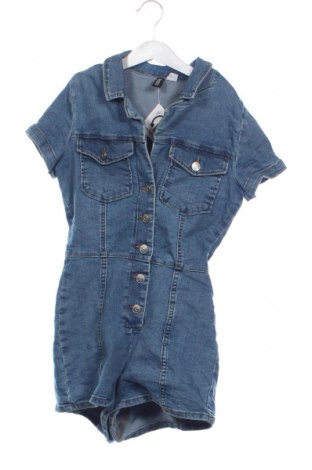 Dámská krátká kombinéza  H&M Divided, Velikost XXS, Barva Modrá, Cena  299,00 Kč