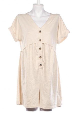 Kurzer Damenoverall SHEIN, Größe M, Farbe Beige, Preis 15,99 €