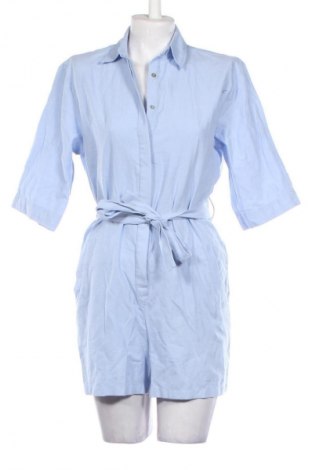 Kurzer Damenoverall Stradivarius, Größe S, Farbe Blau, Preis 26,34 €