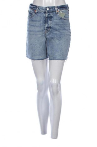 Pantaloni scurți de femei H&M, Mărime S, Culoare Albastru, Preț 100,99 Lei
