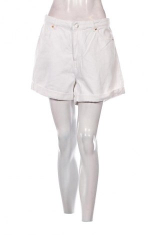 Pantaloni scurți de femei Monki, Mărime M, Culoare Alb, Preț 60,99 Lei