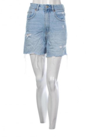 Pantaloni scurți de femei Stradivarius, Mărime S, Culoare Albastru, Preț 57,99 Lei