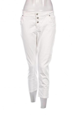 Damskie spodnie Denim 1982, Rozmiar XL, Kolor Biały, Cena 66,39 zł