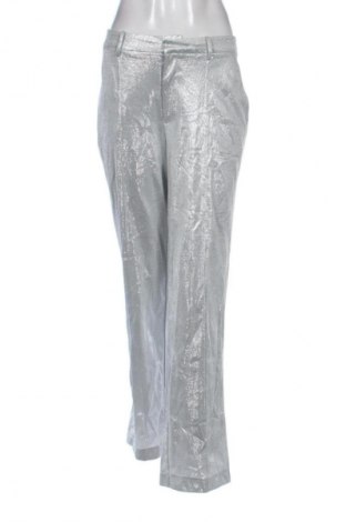 Damskie spodnie Gina Tricot, Rozmiar M, Kolor Srebrzysty, Cena 157,99 zł