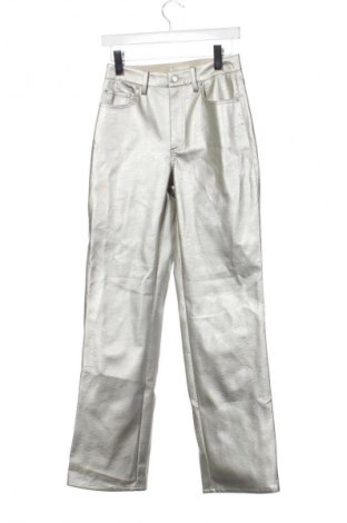 Damskie spodnie H&M, Rozmiar S, Kolor Srebrzysty, Cena 67,41 zł