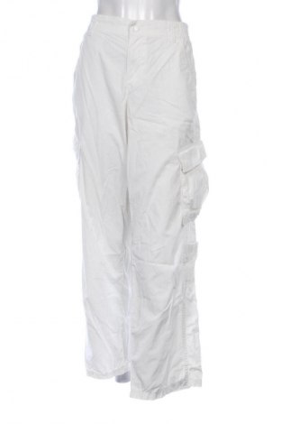 Damskie spodnie H&M Divided, Rozmiar XL, Kolor Biały, Cena 66,67 zł