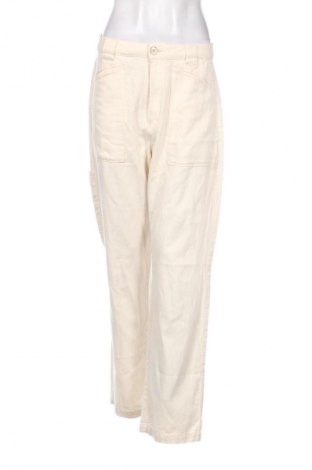 Damenhose Zara, Größe M, Farbe Ecru, Preis 13,81 €