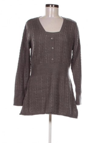 Γυναικείο πουλόβερ Bpc Bonprix Collection, Μέγεθος M, Χρώμα Γκρί, Τιμή 18,99 €