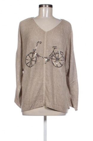 Damenpullover Gina Benotti, Größe M, Farbe Beige, Preis 15,00 €