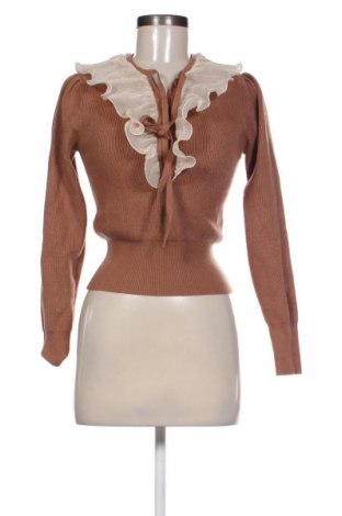 Pulover de femei Zara, Mărime S, Culoare Maro, Preț 71,00 Lei
