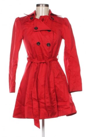 Trench de femei H&M, Mărime XS, Culoare Roșu, Preț 230,99 Lei