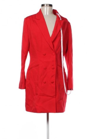 Trench de femei Missguided, Mărime L, Culoare Roșu, Preț 284,21 Lei