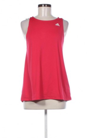 Damen Sporttop Adidas, Größe M, Farbe Rot, Preis 17,39 €