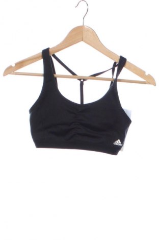 Γυναίκειο αθλητικό τοπ Adidas, Μέγεθος XS, Χρώμα Μαύρο, Τιμή 17,39 €