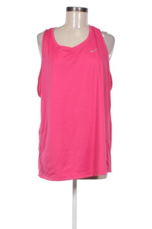 Damen Sporttop Nike, Größe XXL, Farbe Rosa, Preis 17,39 €