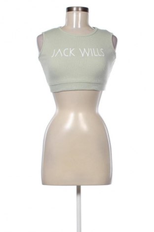 Дамски топ Jack Wills, Размер S, Цвят Зелен, Цена 27,00 лв.