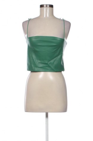 Top de femei Stradivarius, Mărime M, Culoare Verde, Preț 76,32 Lei