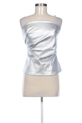 Damski top Unbranded, Rozmiar M, Kolor Srebrzysty, Cena 66,67 zł