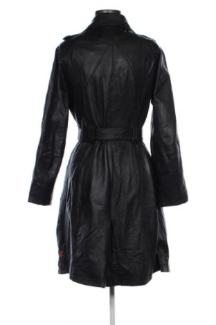 Damen Ledermantel Object, Größe S, Farbe Schwarz, Preis € 94,63