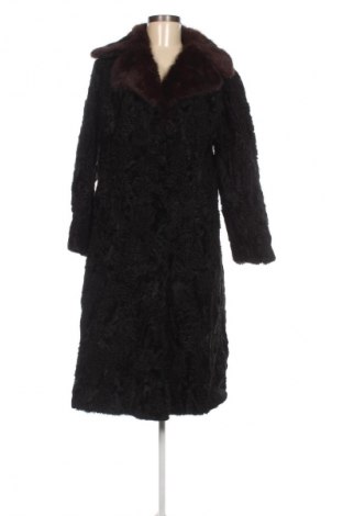 Palton din blană pentru damă Unbranded, Mărime L, Culoare Negru, Preț 566,00 Lei