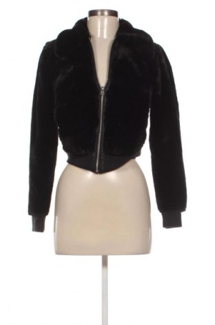 Damen Lederjacke Abercrombie & Fitch, Größe XXS, Farbe Schwarz, Preis € 43,99