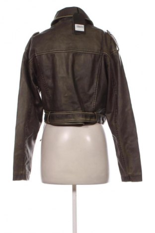 Damen Lederjacke Brave Soul, Größe S, Farbe Grün, Preis 96,99 €