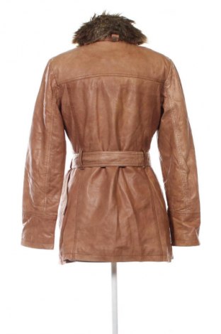 Damen Lederjacke C&A, Größe L, Farbe Braun, Preis 66,99 €