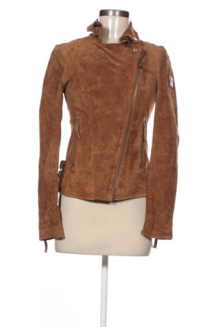 Damen Lederjacke Freaky Nation, Größe XS, Farbe Braun, Preis € 112,99