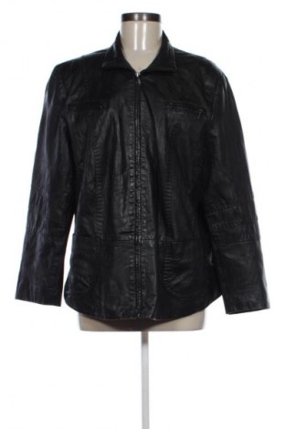 Дамско кожено яке Gerry Weber, Размер XL, Цвят Черен, Цена 229,46 лв.