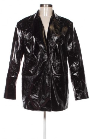 Geacă de piele pentru femei H&M, Mărime L, Culoare Negru, Preț 196,99 Lei